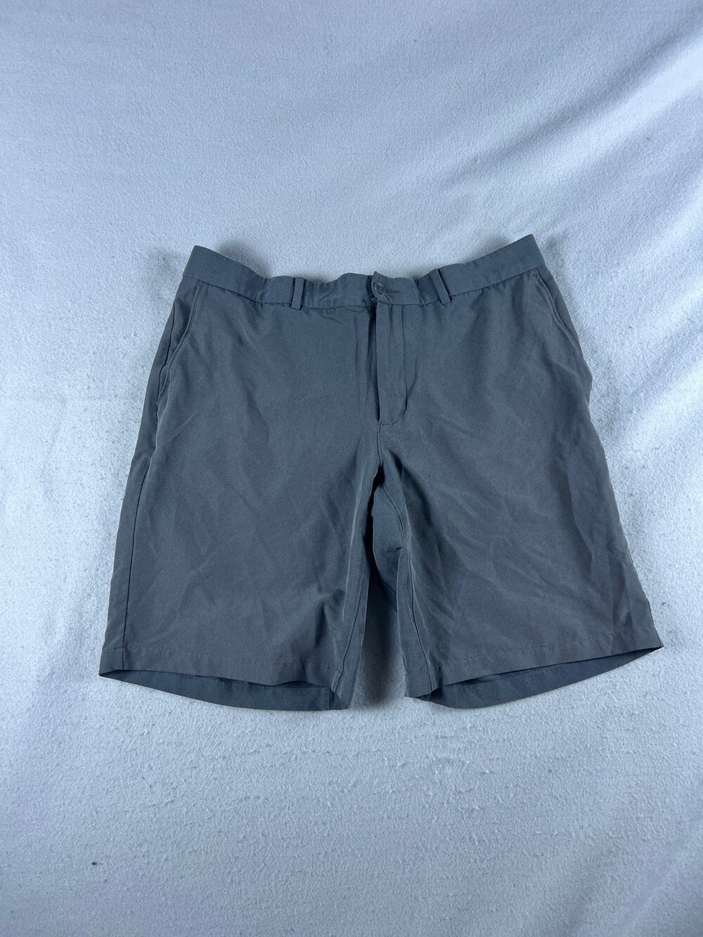 Nike Golf Shorts Mens 36 Dark Gray Dri-FIT Flat Front Stretch Athletic Sports